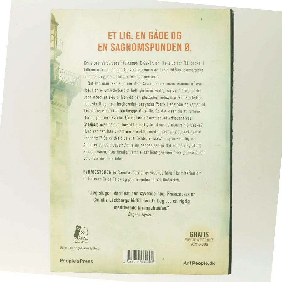 Fyrmesteren : kriminalroman (Klassesæt) af Camilla Läckberg (Bog)