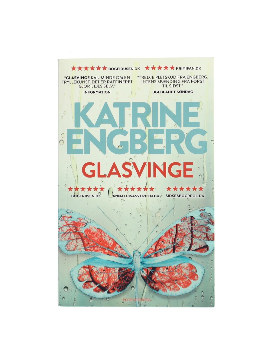 Forsiden af Glasvinge af Katrine Engberg