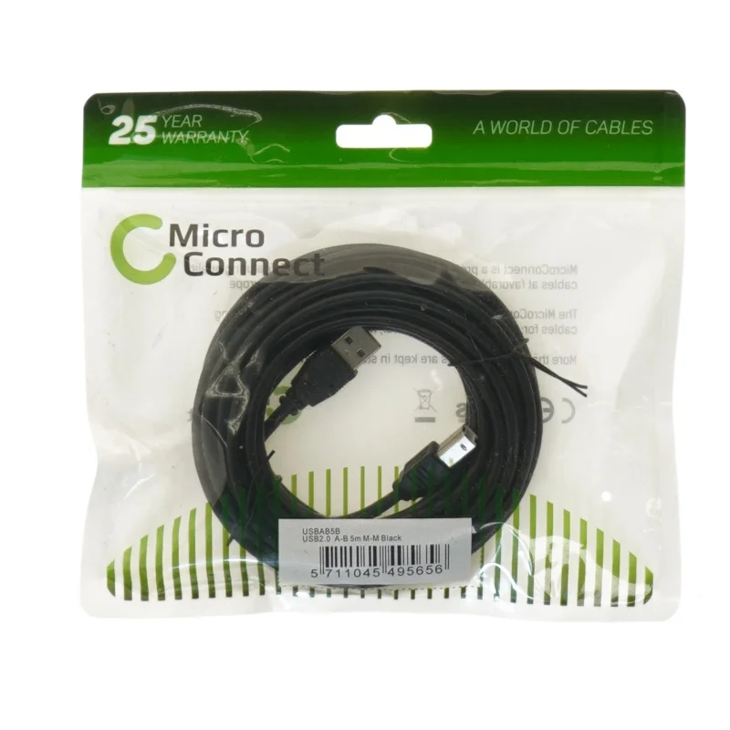 USB 2.0 kabel fra MicroConnect