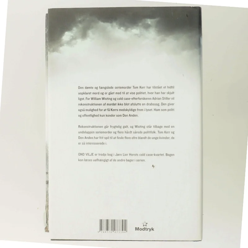 Ond vilje af Jørn Lier Horst (Bog)