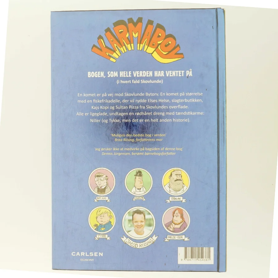 Karmaboy - kometen og den onde numsekløe af Jacob Riising (Bog)