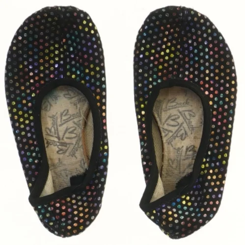 Balletsko med farvede prikker (str. 19,5 cm)