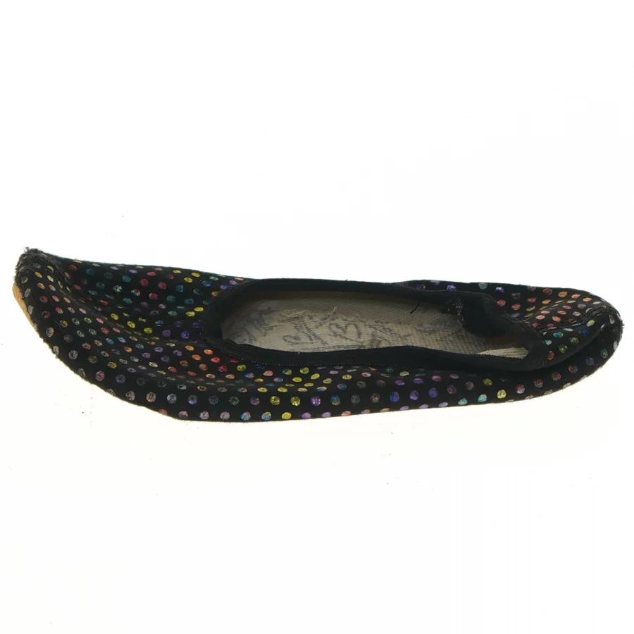 Balletsko med farvede prikker (str. 19,5 cm)