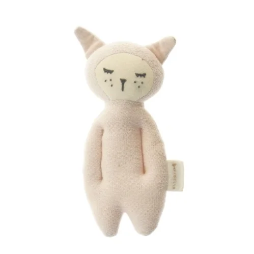 Blød bamse med ører (str. 19 cm)