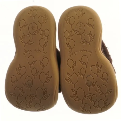 Brune børnesko med gummisål fra Konges Sløjd (str. 25 )