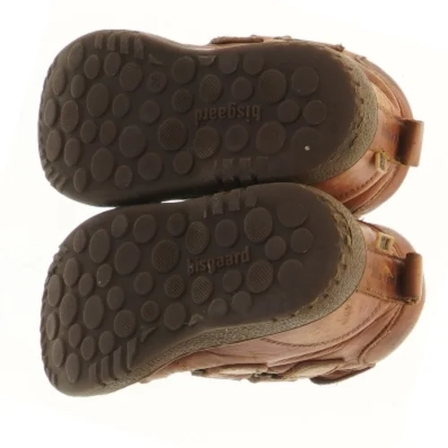 Brune børnestøvler med velcro fra bisgaard (str. 26 )