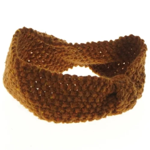 Strikket pandebånd (str. Ø 16 cm)