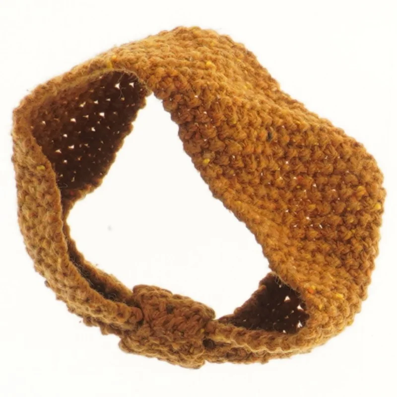 Strikket pandebånd (str. Ø 16 cm)