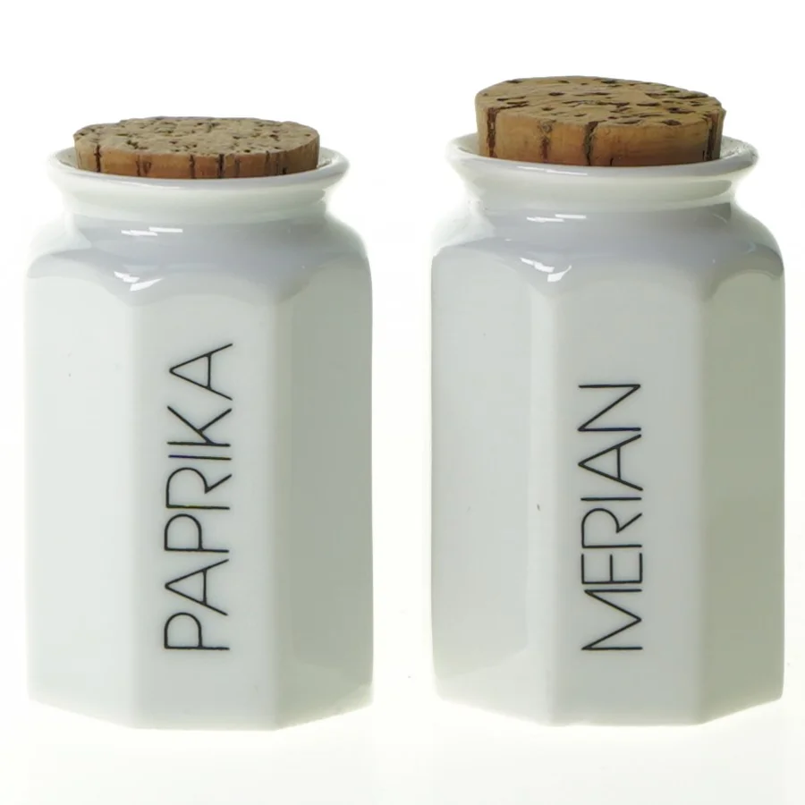 Krydderi krukker til paprika og Marian (str. 8 x 5 cm)