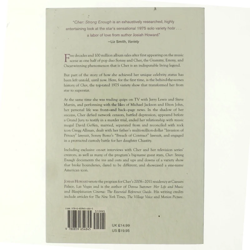 Cher - Strong Enough af Josiah Howard (Bog)