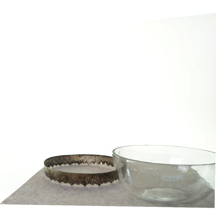 Skål i glas (str. 20 x 9 se ham)