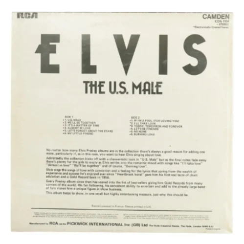 Elvis Presley vinylplade