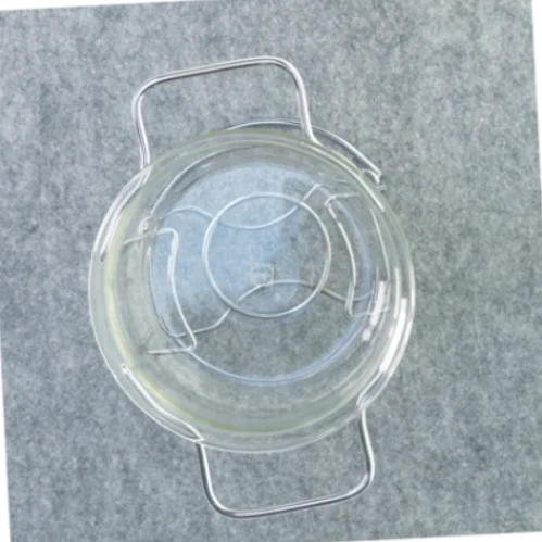 Glas skål medSauceskål m/ stativ fra Schott (str. 15 x 25 cm)