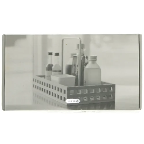 Pantry Caddy i Teak og Rustfrit Stål fra Trip Trap (str. 32,5x18 cm)