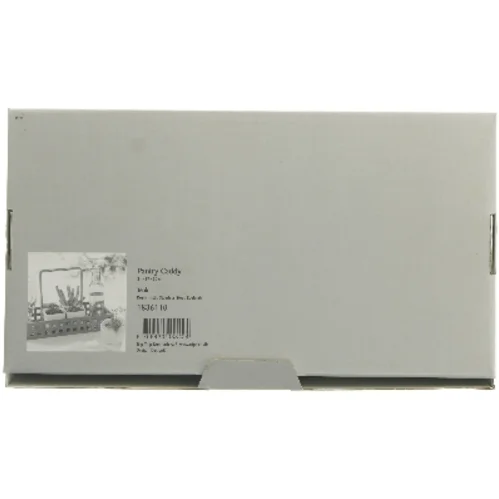 Pantry Caddy i Teak og Rustfrit Stål fra Trip Trap (str. 32,5x18 cm)