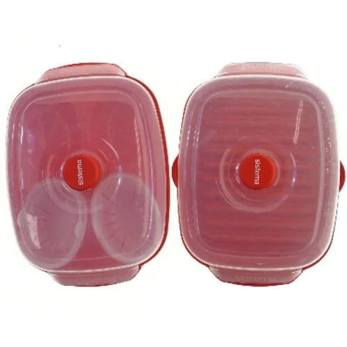 Sistema mikrobølgeovn skåle fra Sistema (str. 28,5x21 cm)