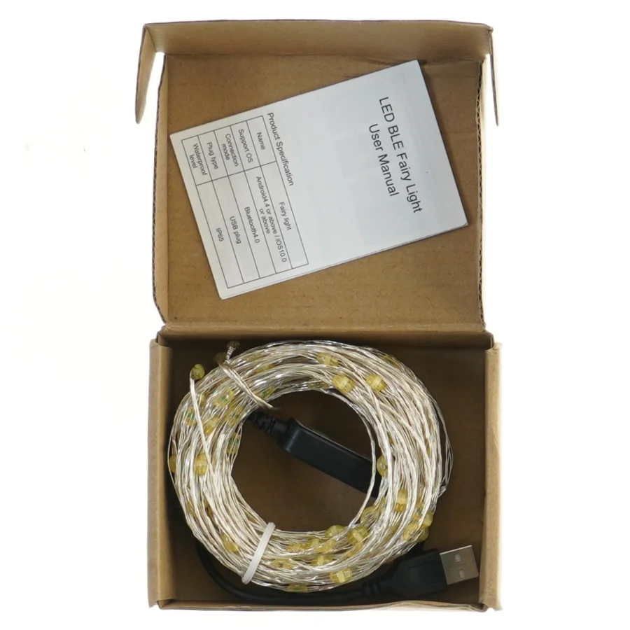 LED lyskæde med USB og Bluetooth