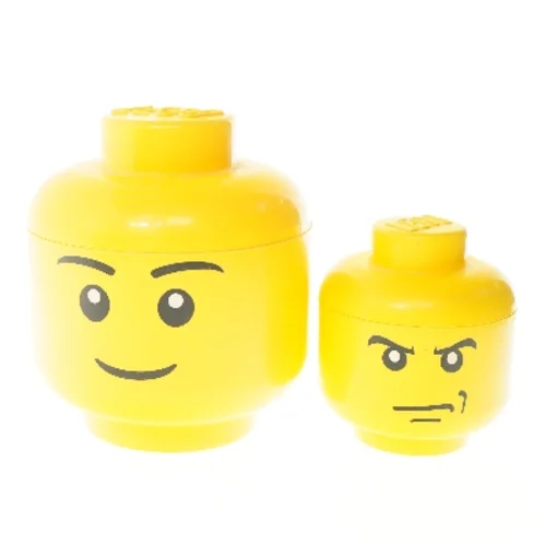 LEGO opbevaringshoveder fra Lego (str. 27 & 18 cm)