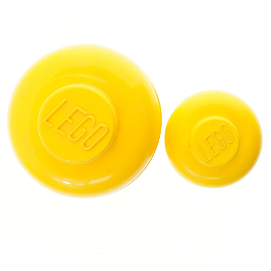 LEGO opbevaringshoveder fra Lego (str. 27 & 18 cm)