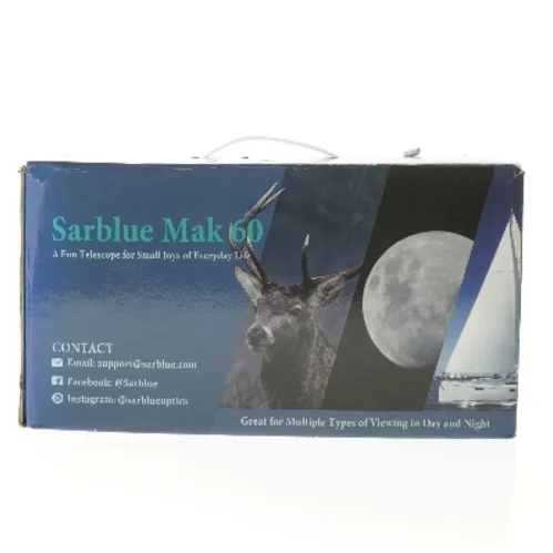 Sarblue Mak 60 teleskop fra Sarblue
