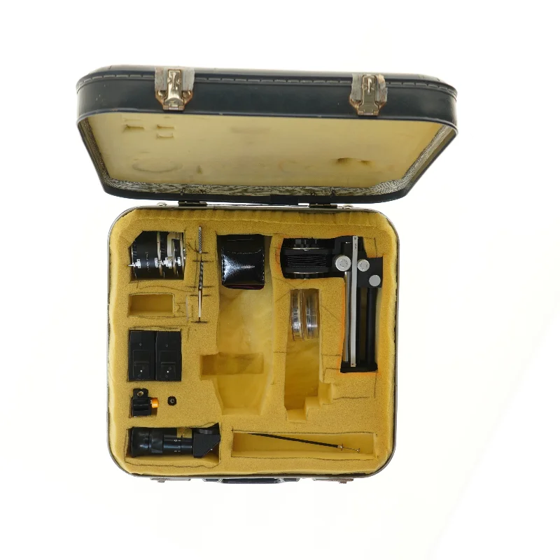 Mikroskop sæt med kuffert (str. 36,5x39 cm)