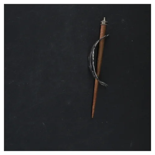 Dekorativ hårnål med delfinmotiv (str. 15x5 cm)