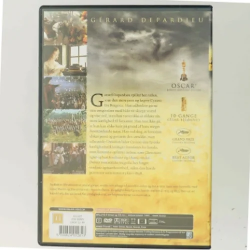 Cyrano De Bergerac med Gérard Depardieu (DVD)