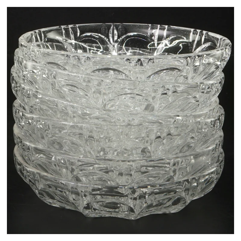 Glas skåle, 6 stk (str. 6 stk Ø 14,5 cm)