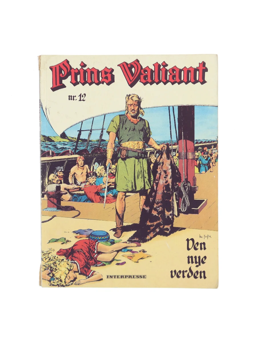 Forsiden af Prins Valiant nr. 12 – Den nye verden af Hal Foster