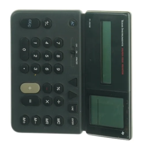 Texas Instruments TI-5038 Papirfri Printer Regnemaskine fra Texas Instruments (str. 19 x. 20 cm)