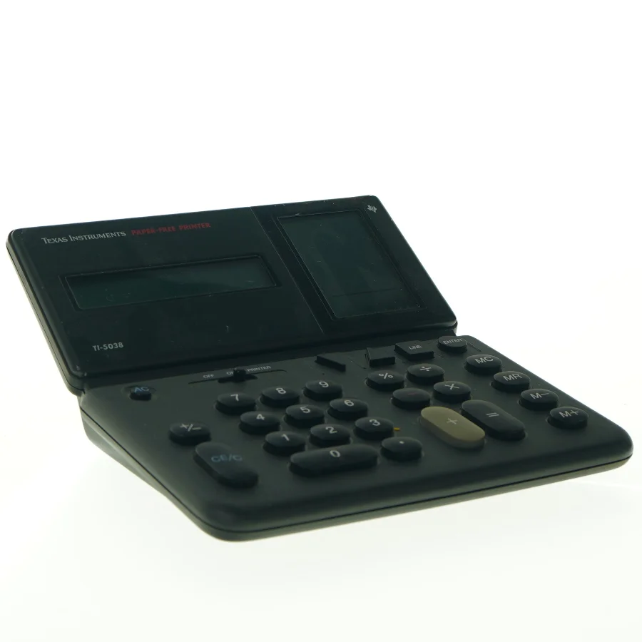 Texas Instruments TI-5038 Papirfri Printer Regnemaskine fra Texas Instruments (str. 19 x. 20 cm)