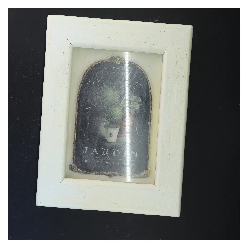 Dekorationsbillede med hvid ramme (str. 30x25 cm)