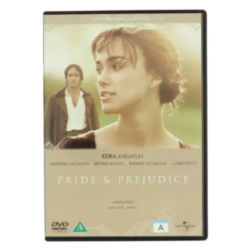Price and prejudice med Keira Knightley (DVD)
