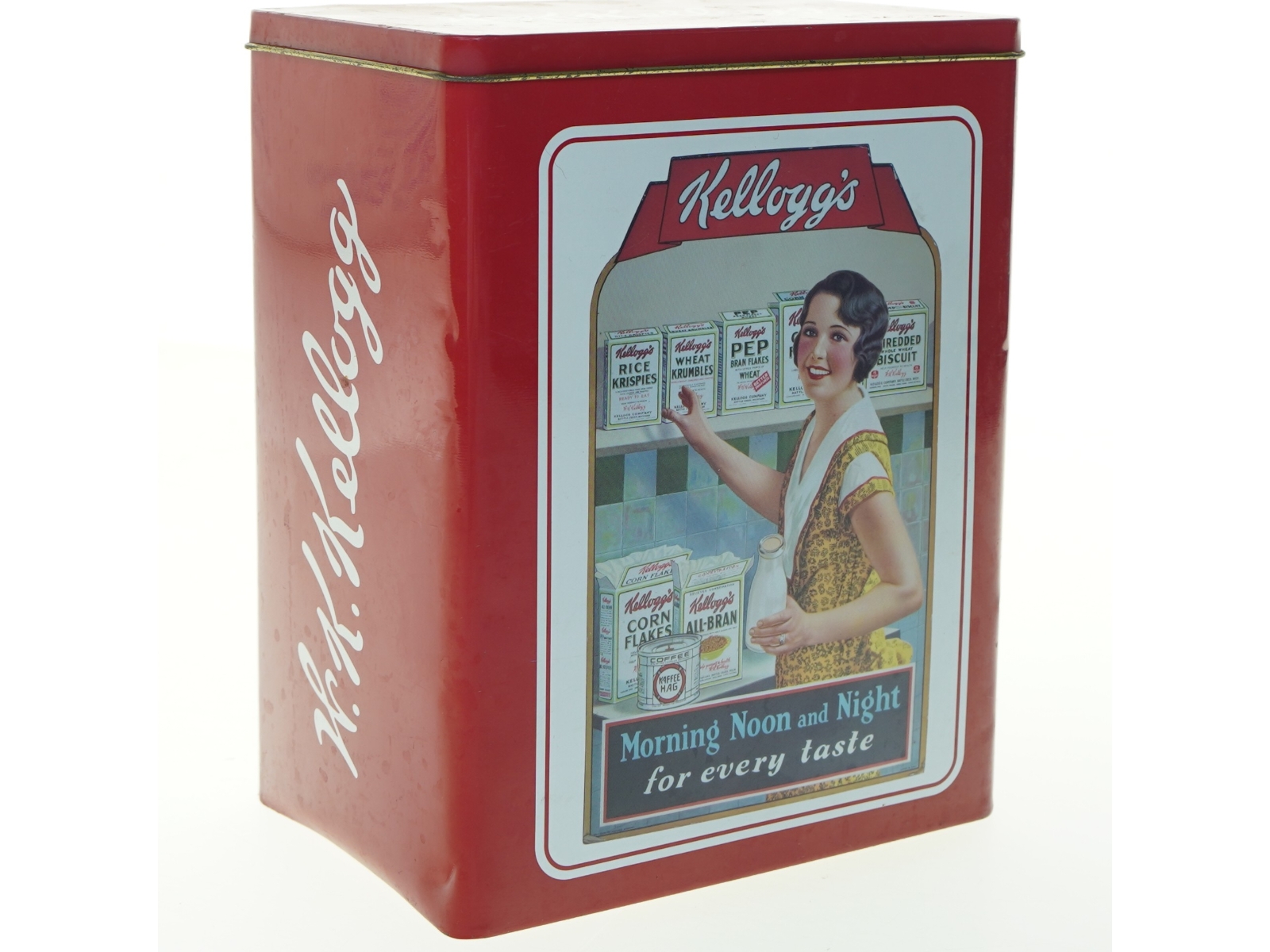 Kellogg's metaldåse (str. 23x18x12,5 cm)