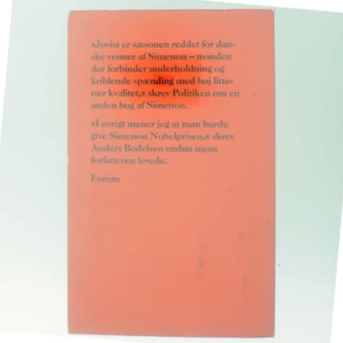 Et helt nyt liv af Georges Simenon (Bog)