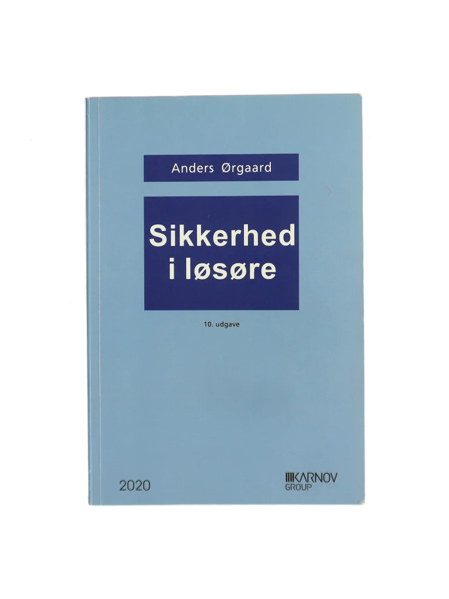 Forsiden af Sikkerhed i løsøre af Anders Ørgaard