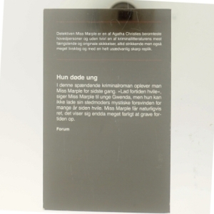 Hun døde ung af Agatha Christie (Bog)