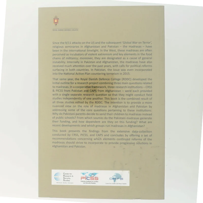 Bog om madrassaers rolle