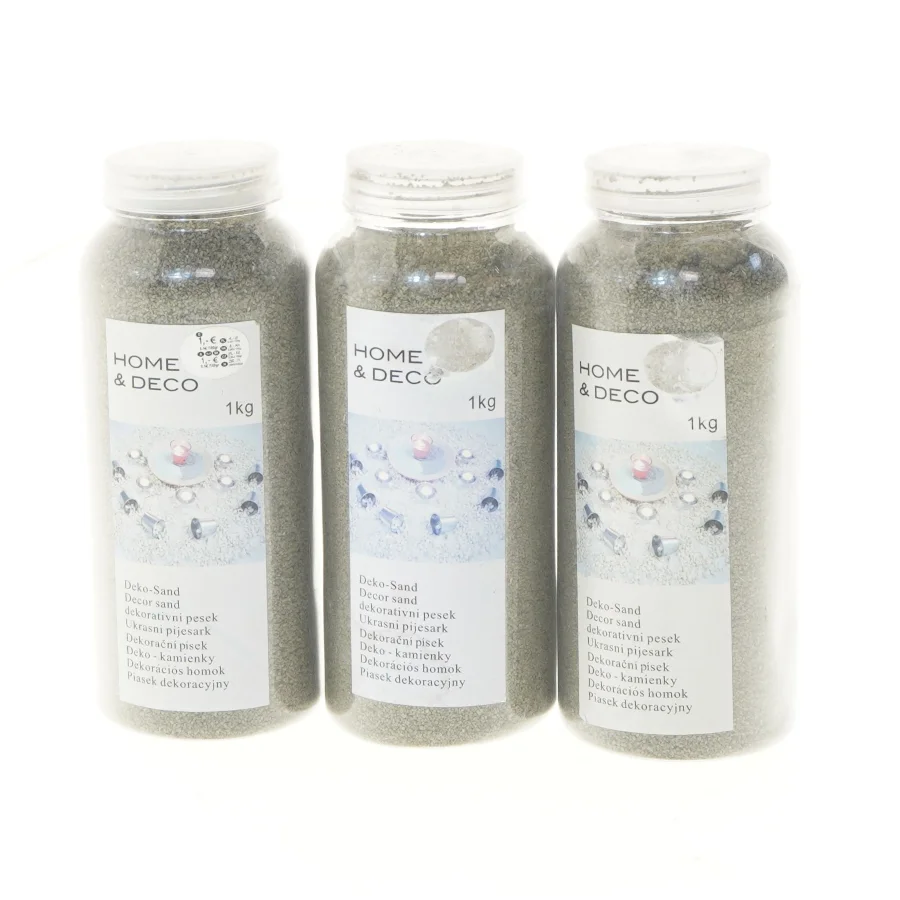 3x Home & Deco dekosand 1 kg (str. 3x1 kg cm)