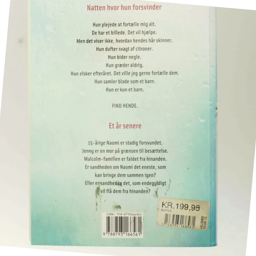 Datter af Jane Shemilt (Bog)