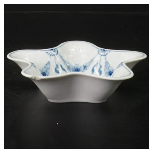 Blå Blomster Porcelænsskål fra B&G (str. Ø. 13 cm)