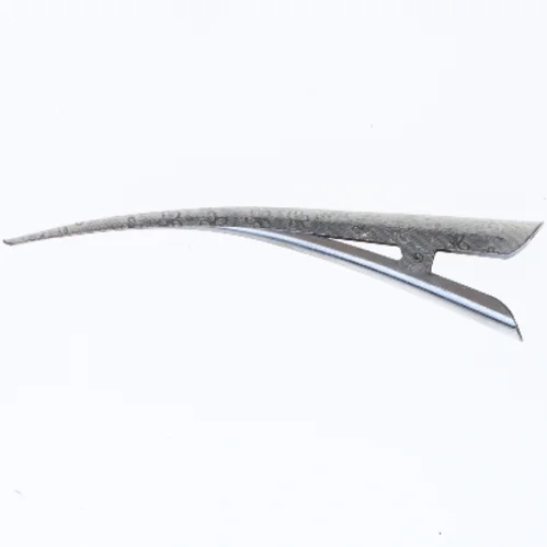 Metallisk hårklemme 13,5 cm (str. 13,5 cm)