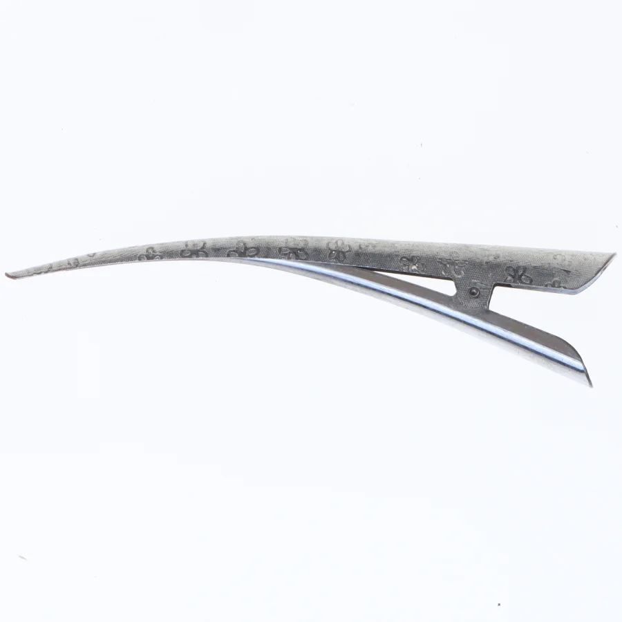 Metallisk hårklemme 13,5 cm (str. 13,5 cm)