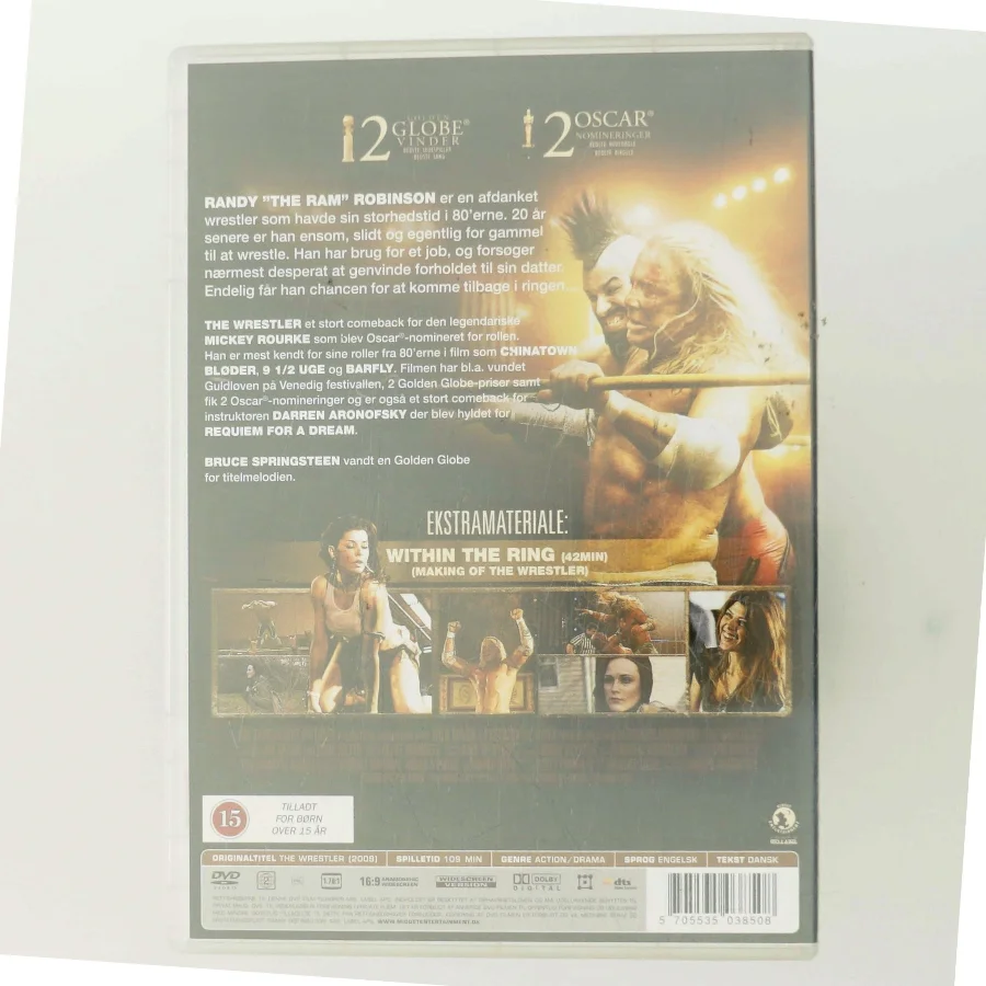 THE WRESTLER* med Mickey Rourke (DVD)