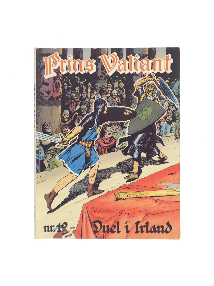 Forsiden af Prins Valiant 19: Duel i Irland af Hal Foster