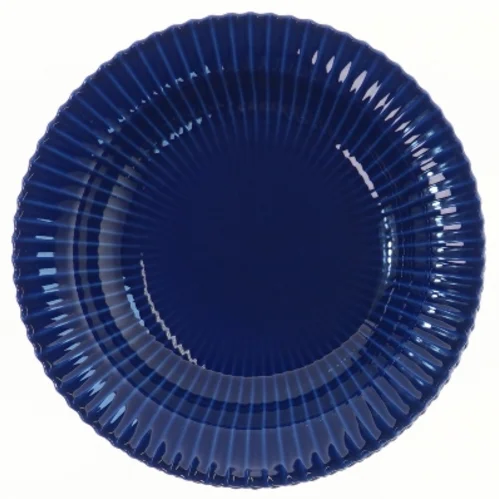 Lyngby dybe tallerkener mørkeblå 4 stk Ø21 cm fra Lyngby (str. 4 stk Ø 21 cm)