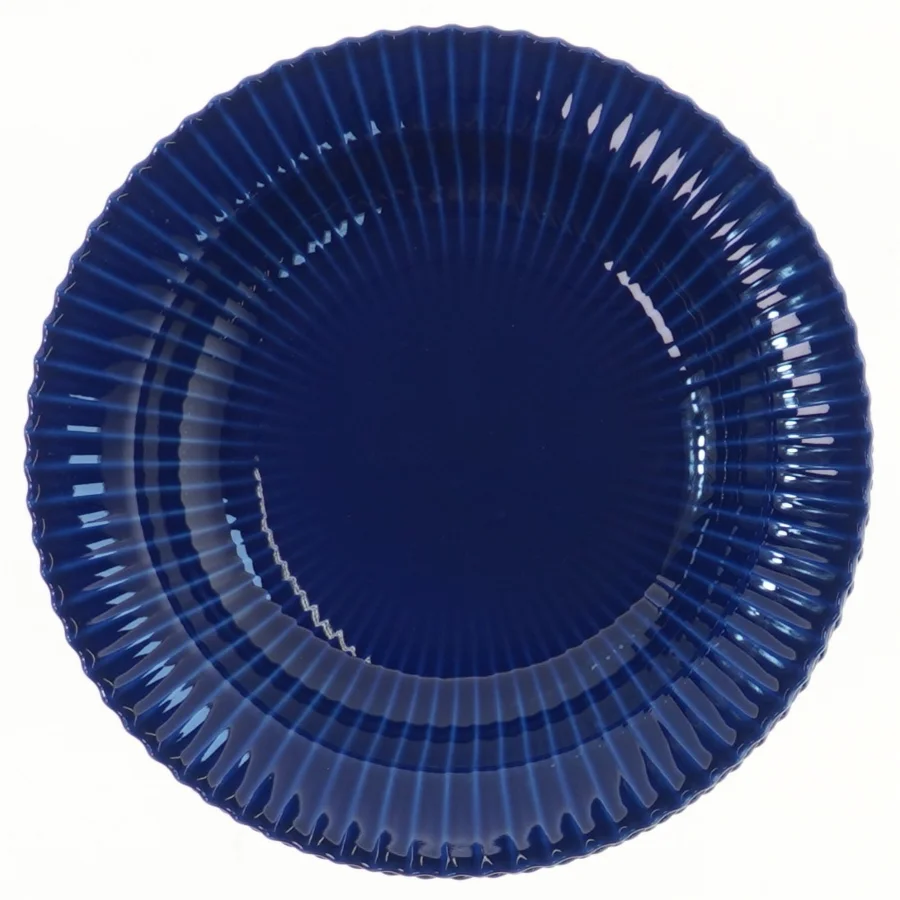 Lyngby dybe tallerkener mørkeblå 4 stk Ø21 cm fra Lyngby (str. 4 stk Ø 21 cm)