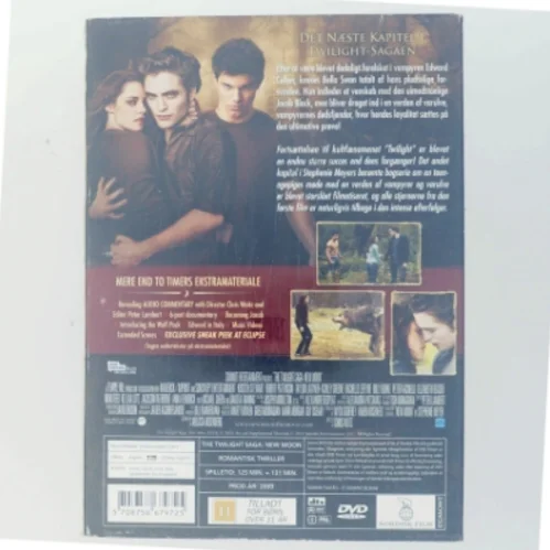 New moon, Twilight med Kristen Stewart (DVD)