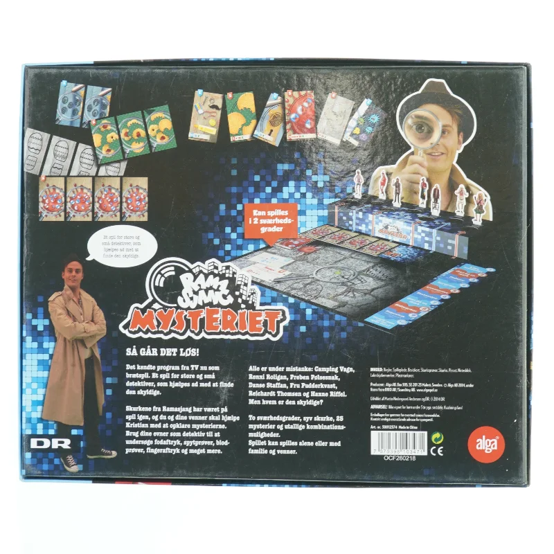 Krimi Brætspil fra Alga (str. 31 cm)