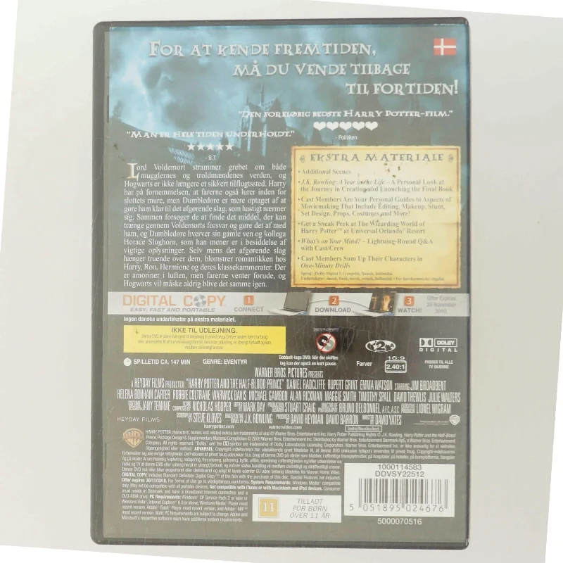 Halvblodsprinsen (6) med Daniel Radcliffe (DVD)